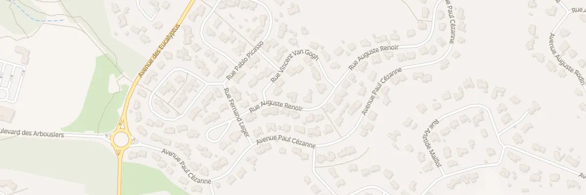 Plan du 105 Av Auguste Renoir à Roquebrune-sur-Argens