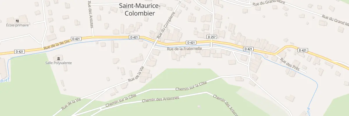 Plan du 7 Rue de la Fraternelle à Saint-Maurice-Colombier