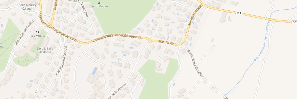 Plan du 5 Che de la Valette à Roquebrune-sur-Argens