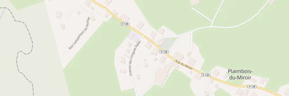 Plan du 28 Rue du Miroir à Plaimbois-du-Miroir