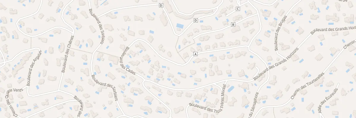 Plan du 5 Che du Sémaphore à Sainte-Maxime