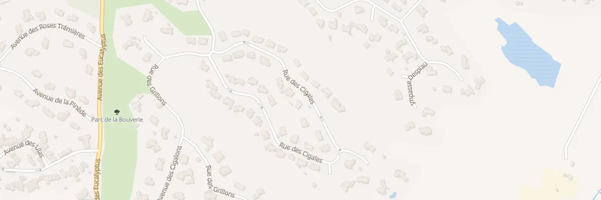Plan du 46 Rue des Cigales à Roquebrune-sur-Argens
