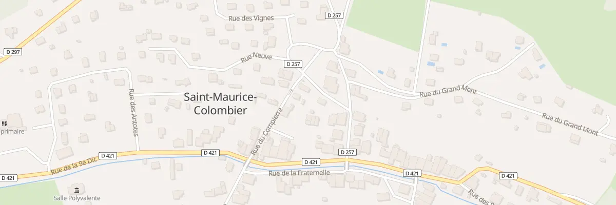 Plan du 15 Rue de la Gare à Saint-Maurice-Colombier