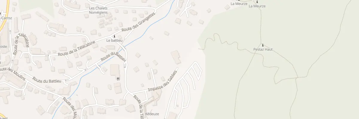 Plan du 128 Imp des Sablets à Arâches-la-Frasse