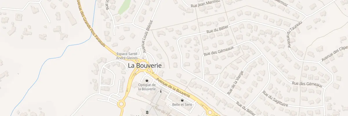 Plan du 39 Rue du Belier à Roquebrune-sur-Argens
