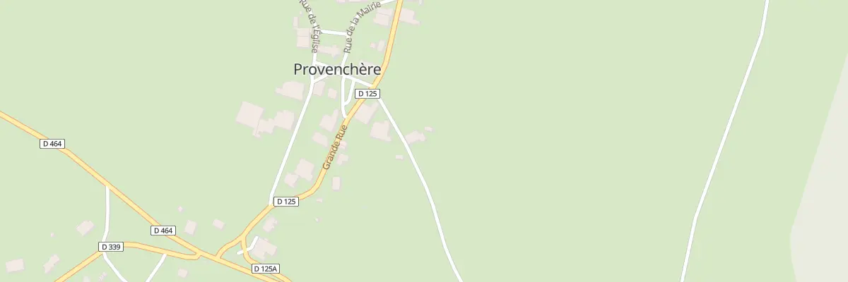 Plan du 2 Rue sur la Velle à Provenchère
