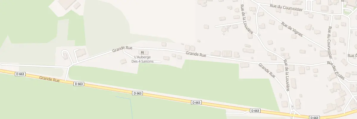 Plan du 42 Grande Rue à Longevelle-sur-Doubs