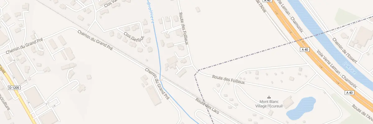 Plan du 526 Rte des Follieux à Sallanches