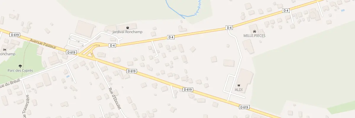 Plan du 14 Rue du Plain à Ronchamp