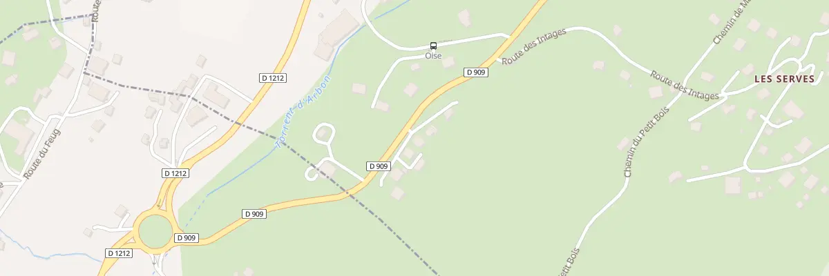 Plan du 128 Rte de Saint Gervais à Combloux
