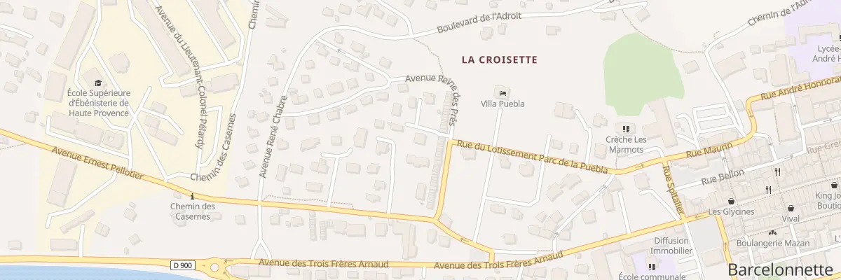 Plan du 3 Av Reine des Prés à Barcelonnette