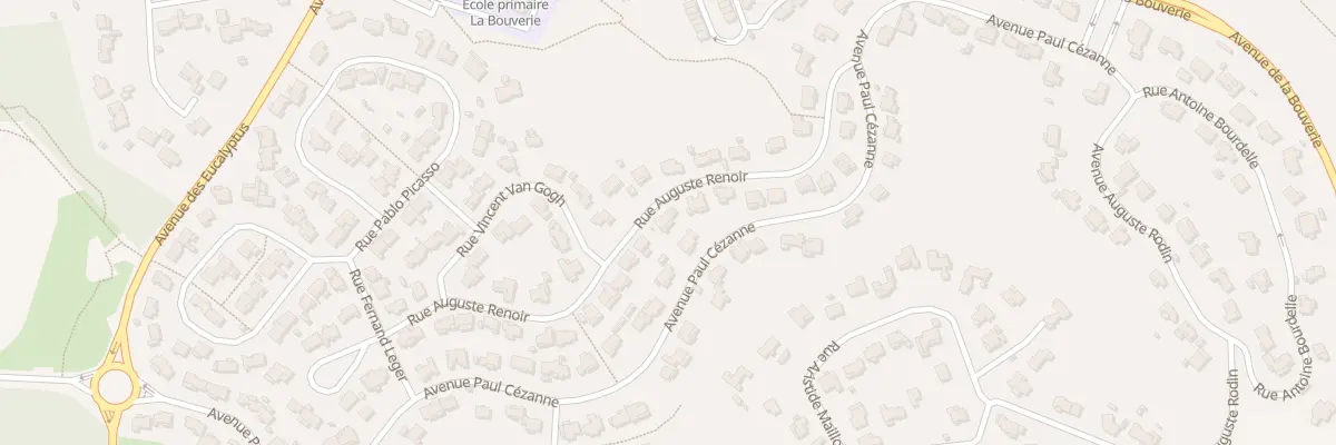 Plan du 132 Av Auguste Renoir à Roquebrune-sur-Argens