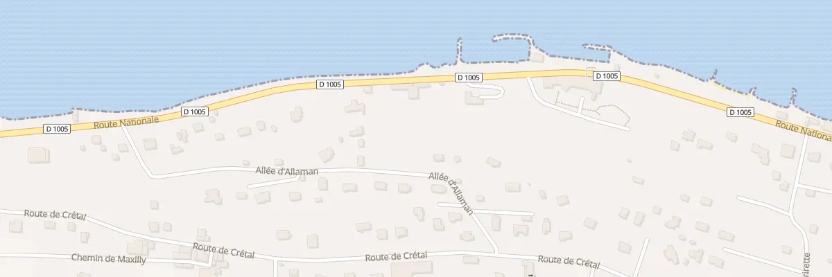 Plan du 13 All d’Allaman à Lugrin