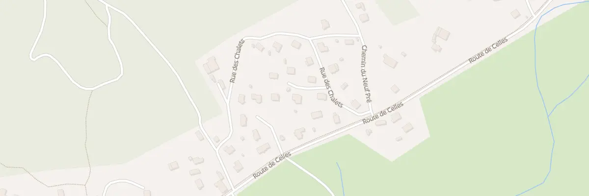 Plan du 6 Rue des Chalets à Saint-Amé