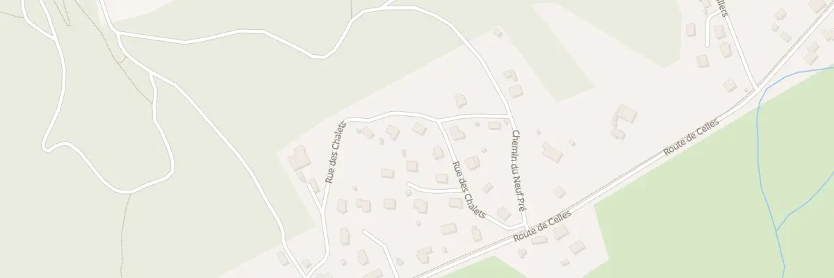 Plan du 12 Rue des Chalets à Saint-Amé