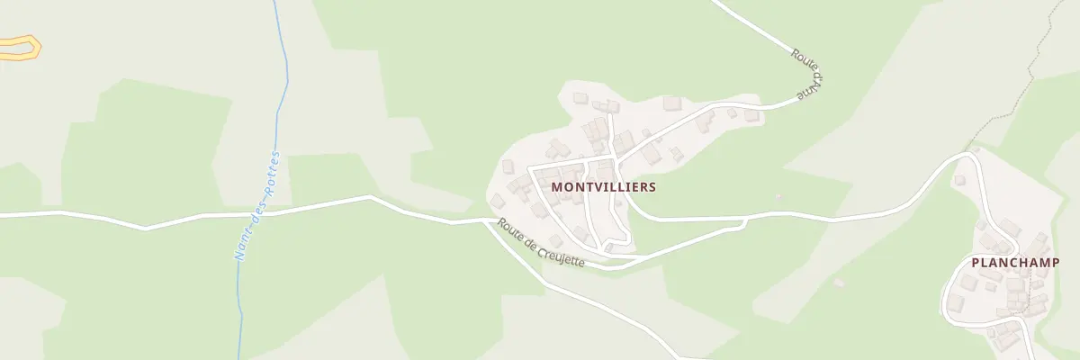 Plan du 5692 Montvilliers à La Plagne Tarentaise