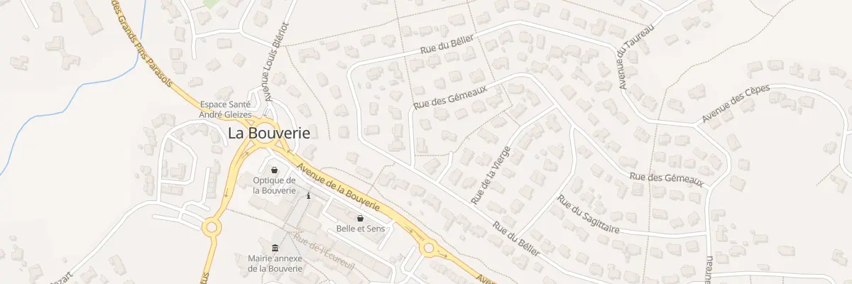 Plan du 1 Rue des Gemeaux à Roquebrune-sur-Argens