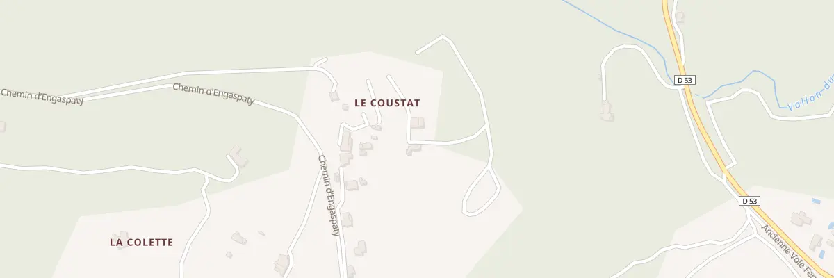 Plan du 6398 Le Coustat à Seillans