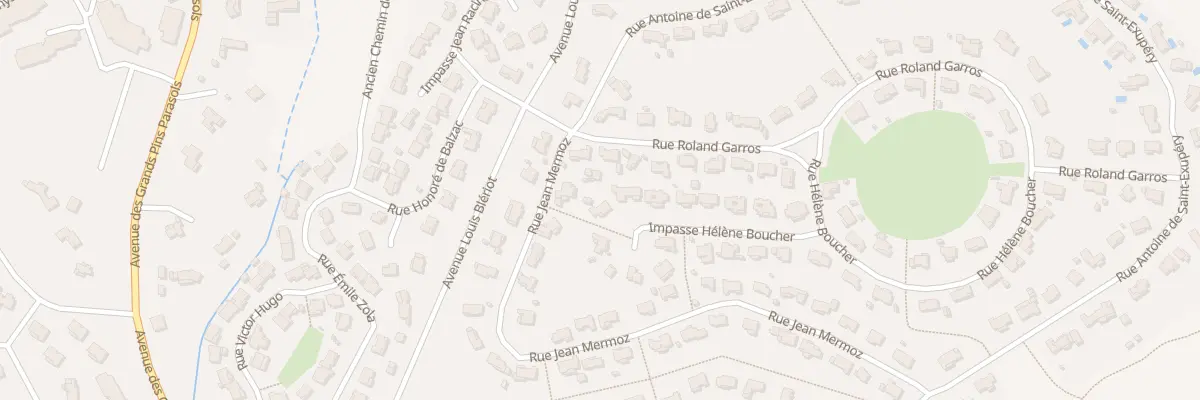 Plan du 34 Rue Helene Boucher à Roquebrune-sur-Argens