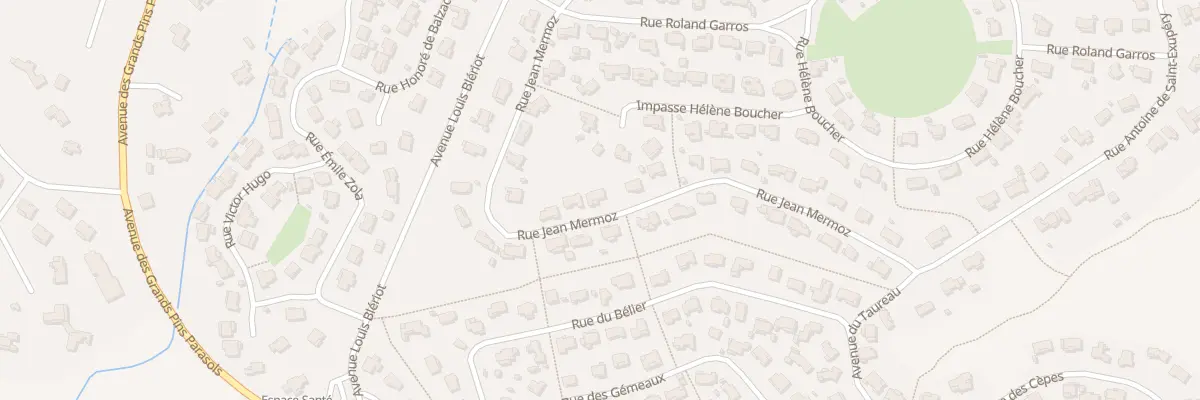 Plan du 17 Av Jean Mermoz à Roquebrune-sur-Argens
