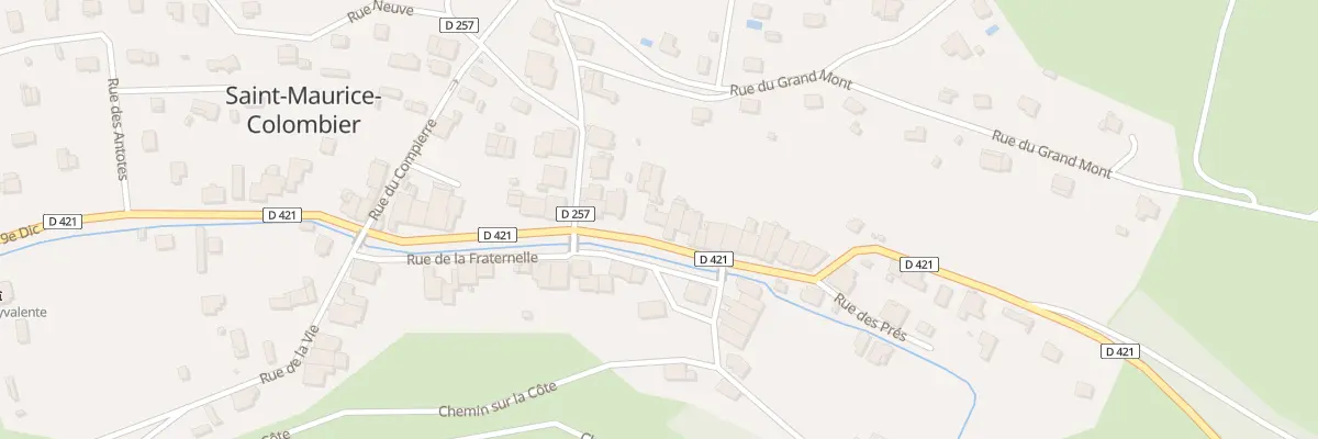 Plan du 4 Rue de Villars-sous-ecot à Saint-Maurice-Colombier