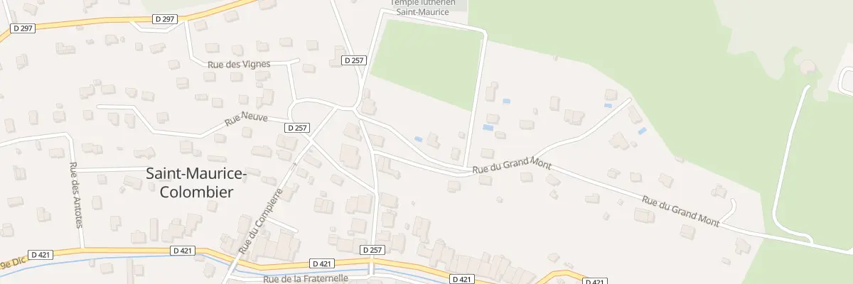 Plan du 4 Rue du Grand Mont à Saint-Maurice-Colombier