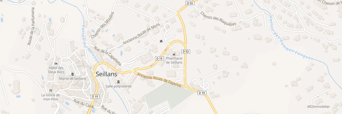 Plan du 6630 Les Ferrages à Seillans