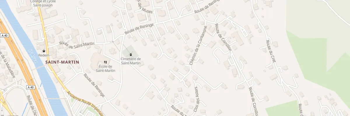 Plan du 338 Rte de Reninge à Sallanches