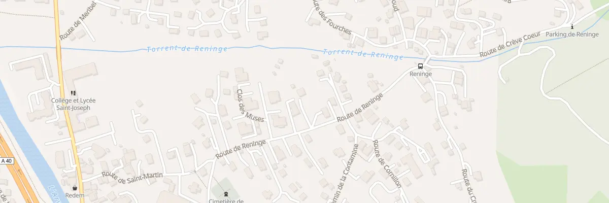 Plan du 423 Rte de Reninge à Sallanches