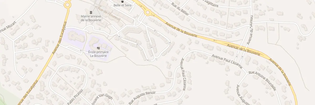 Plan du 13 Rue de la Font des Anguilles à Roquebrune-sur-Argens