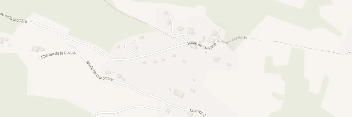 Plan du 306 Rte de Cravarin à La Rivière-Enverse