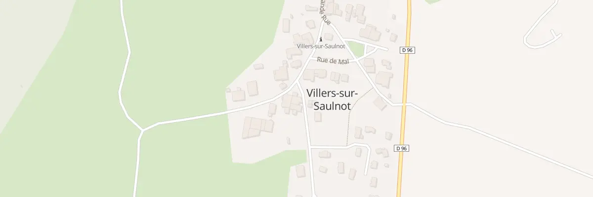 Plan du 2 Rue de la Baume à Villers-sur-Saulnot