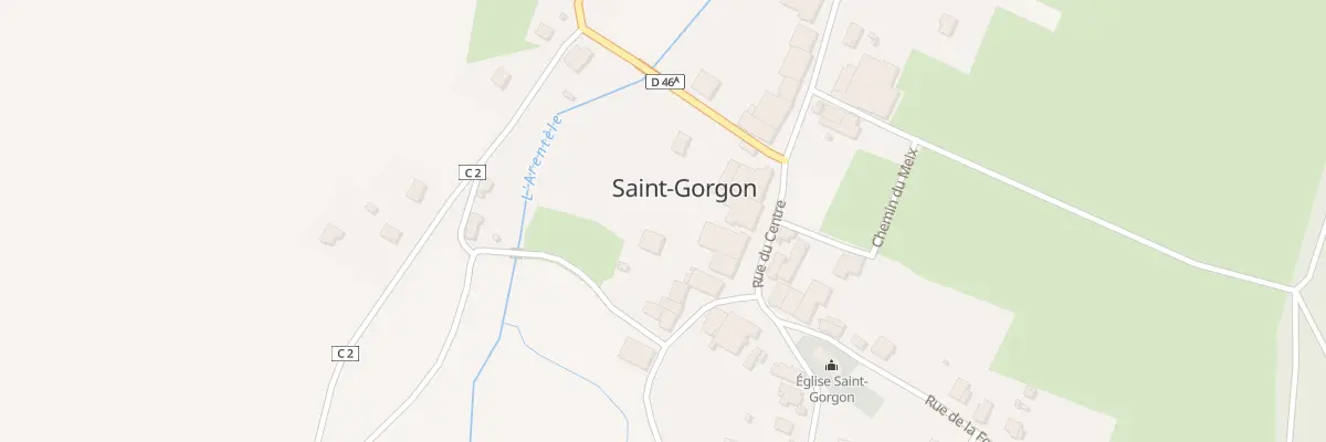 Plan du 6 Rue du Centre à Saint-Gorgon