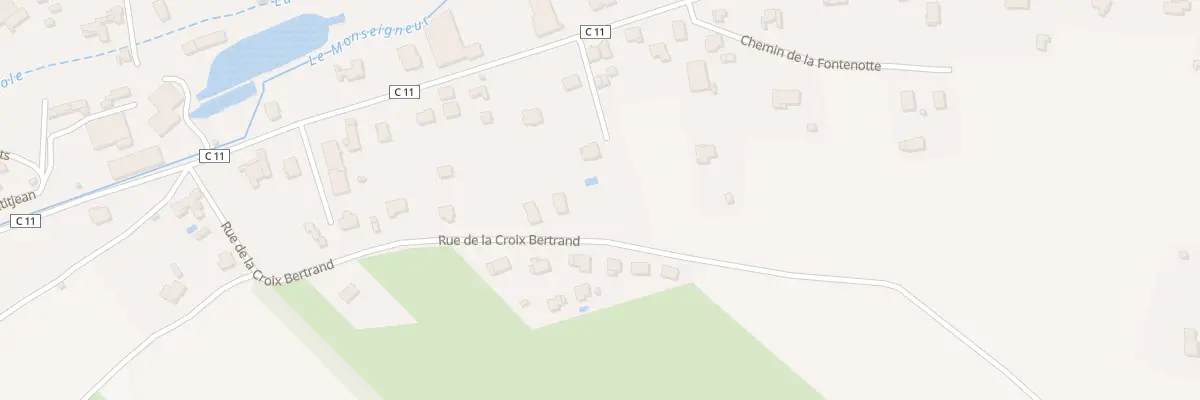 Plan du 30 Rue Vieux Chemin de Bru à Rambervillers