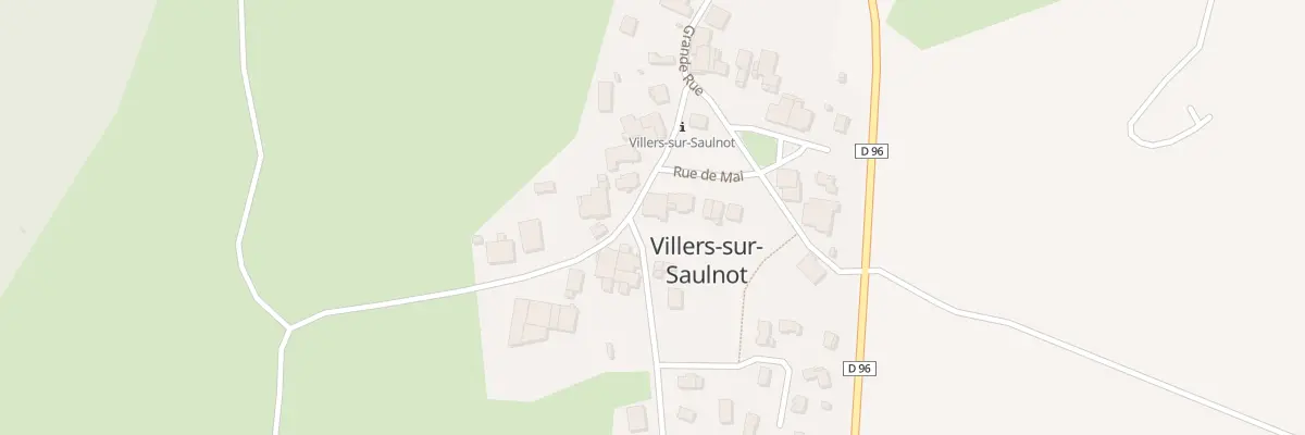 Plan du 1 Rue de Gonvillars à Villers-sur-Saulnot
