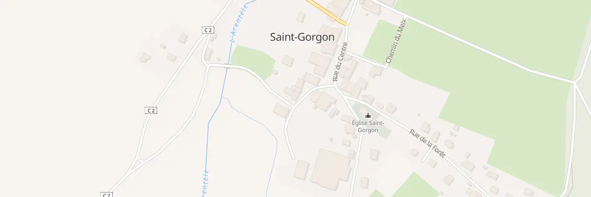 Plan du 16 Rue du Centre à Saint-Gorgon