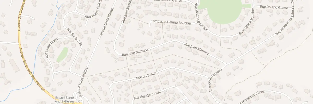 Plan du 26 Av Jean Mermoz à Roquebrune-sur-Argens