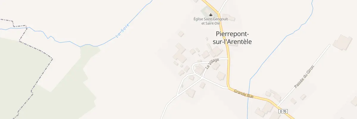 Plan du 11 Rue le Village à Pierrepont-sur-l’Arentèle