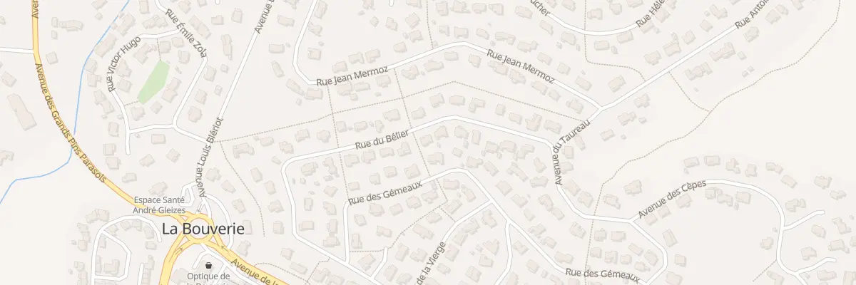 Plan du 14 Rue du Belier à Roquebrune-sur-Argens
