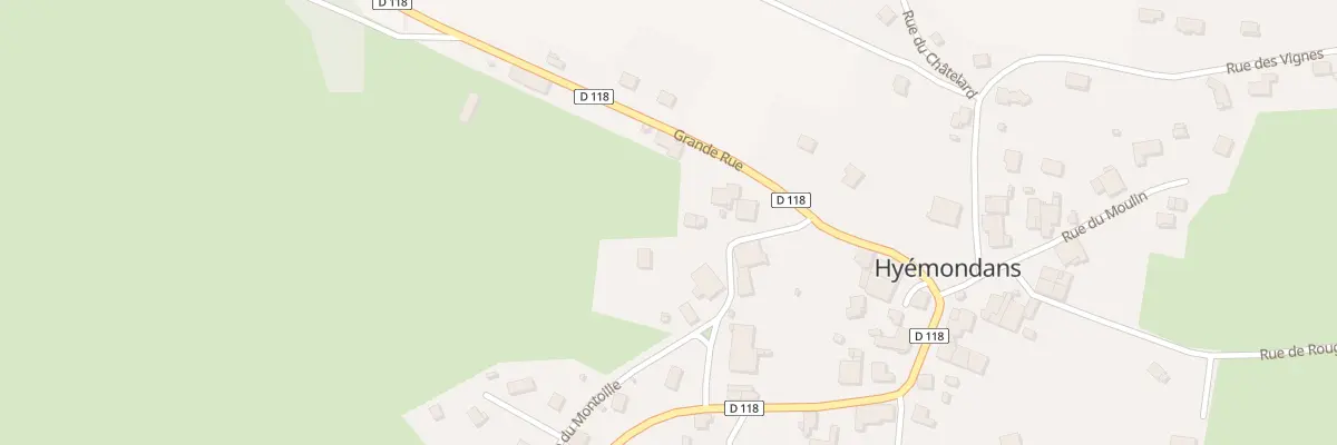 Plan du 3 Rue du Vézenat à Hyémondans