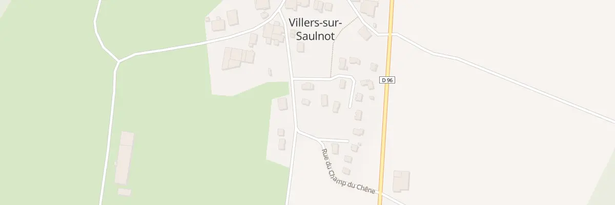 Plan du 3 Rue de la Baume à Villers-sur-Saulnot