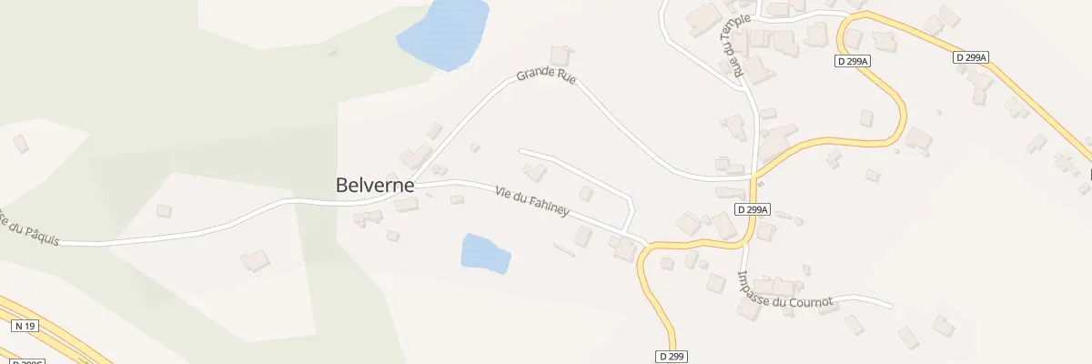Plan du 2 Rue du Fahiney à Étobon