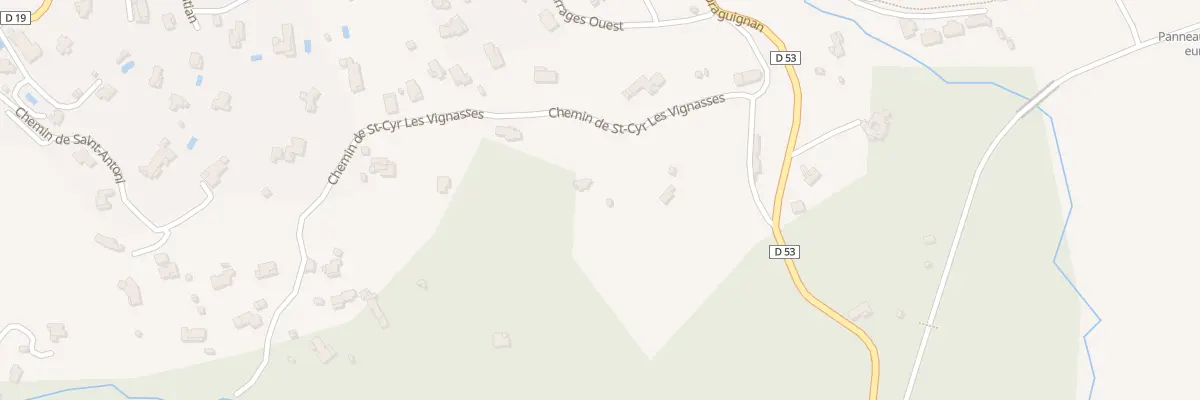Plan du 5675 Les Vignasses à Seillans