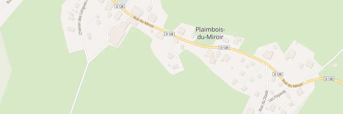 Plan du 1 Sur Velle à Plaimbois-du-Miroir