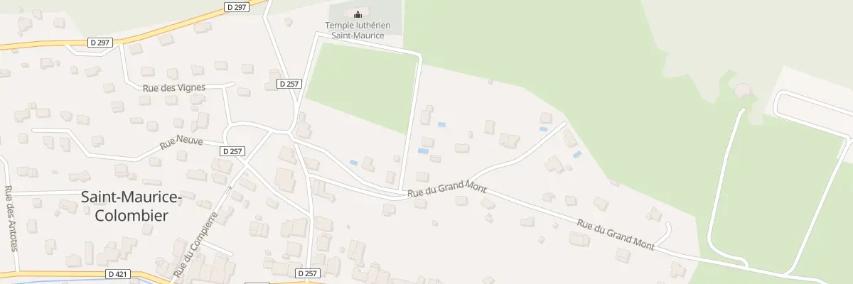 Plan du 8B Rue du Grand Mont à Saint-Maurice-Colombier