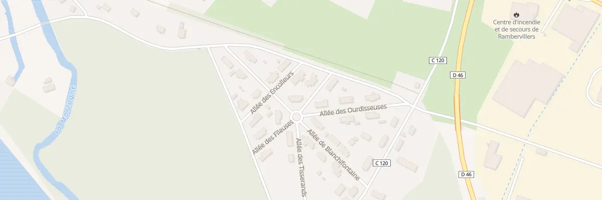 Plan du 12B All des Cardeurs à Rambervillers