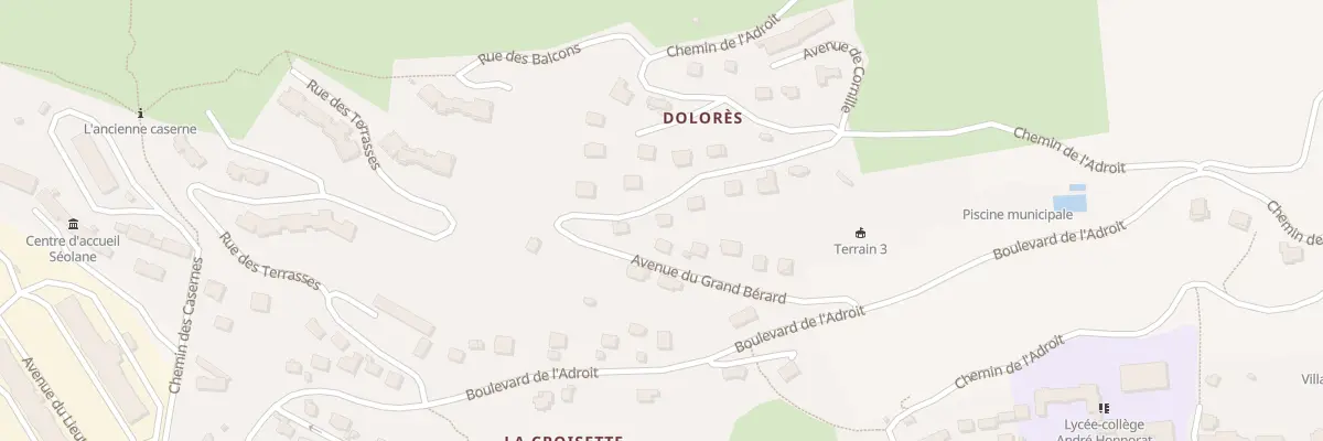 Plan du 14 Av du Grand Bérard à Barcelonnette