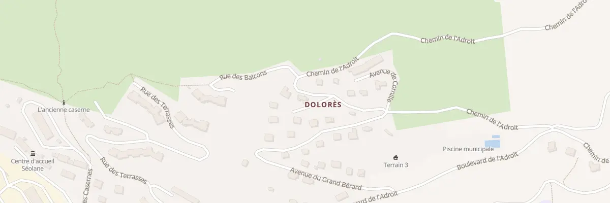 Plan du 6 Che des Primeveres à Barcelonnette