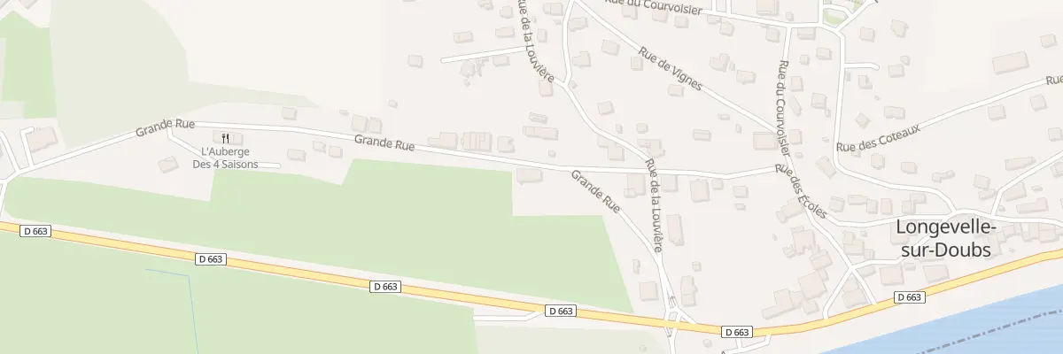 Plan du 40 Gr Grande Rue à Longevelle-sur-Doubs