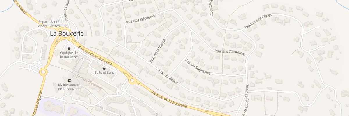 Plan du 6 Rue du Capricorne à Roquebrune-sur-Argens